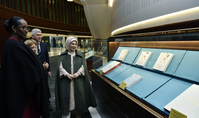 Emine Erdoğan, Ruanda Cumhurbaşkanının eşi Jeannette Kagame ile bir araya geldi