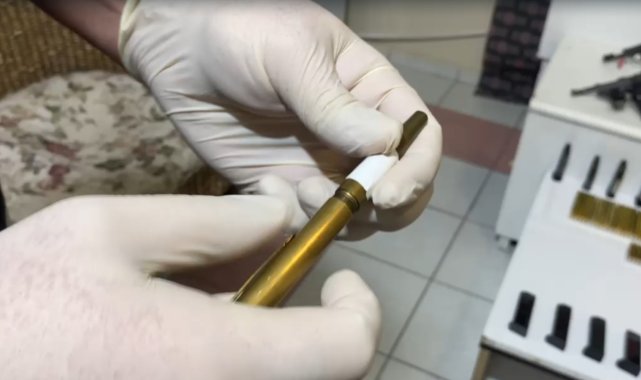 Kırıkkale'de kalem şeklinde suikast silahı ele geçirildi