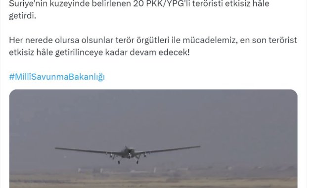 MSB: 20 terörist etkisiz hale getirildi