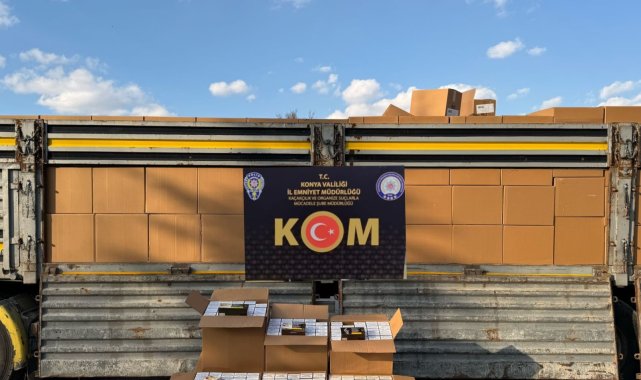 7,5 milyon TL değerinde makaron ele geçirildi