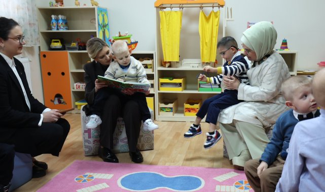 Emine Erdoğan ve Olena Zelenska, Ukraynalı yetim çocukları ziyaret etti