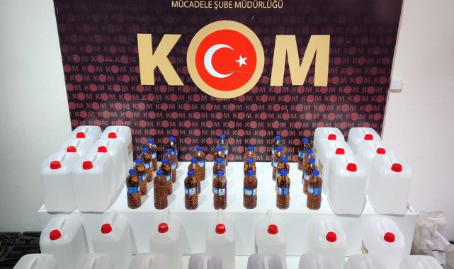 Konya'da kaçak içki operasyonu: 1 kişi gözaltına alındı