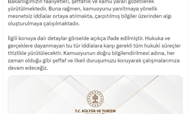 Bakanlıktan CHP'li Salıcı'nın iddialarına yalanlama