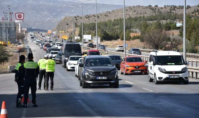 Kırıkkale'de bayram trafiği denetimi