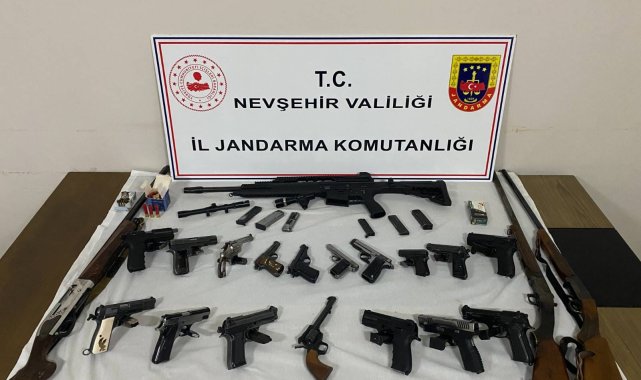 Nevşehir'de yasa dışı silah ticaretine 2 gözaltı