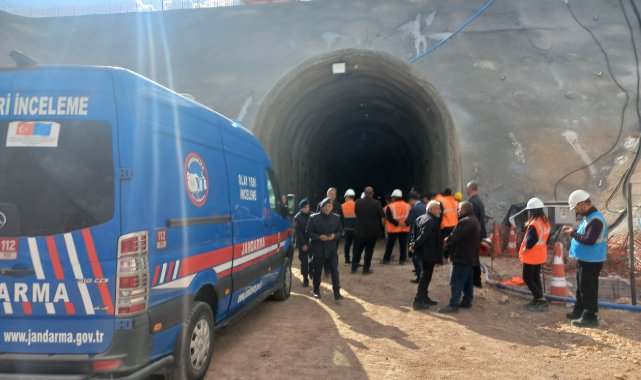 Tünel inşaatında kaya düştü: 1 ölü, 1 yaralı