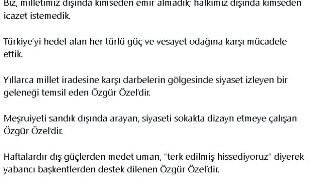 Bakan Fidan'dan Özel'in 'cunta' söylemine tepki