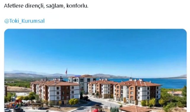 Bakan Kurum: TOKİ ile kale gibi konutlar yaptık