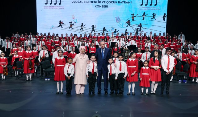 Cumhurbaşkanı Erdoğan, 23 Nisan Ulusal Egemenlik ve Çocuk Bayramı Konseri'ni dinledi