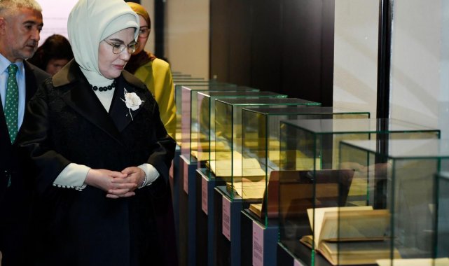 Emine Erdoğan, 'Saklı Kalanlar' sergisinin açılışını gerçekleştirdi