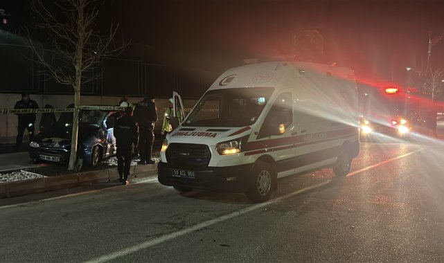 Sivas'ta ağaca çarpan otomobilin sürücüsü öldü