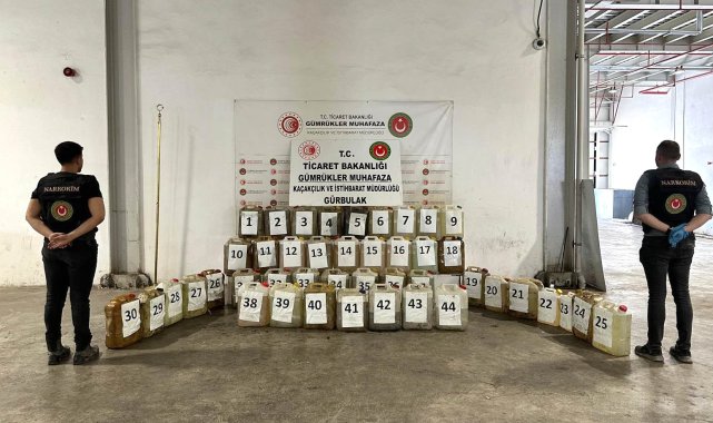 Ağrı'da 764 kilo likit metamfetamin ele geçirildi