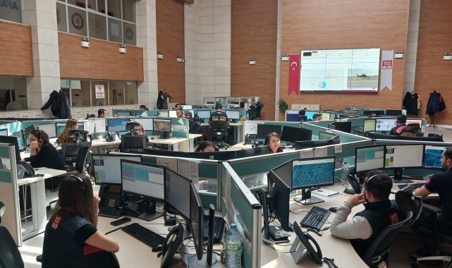 Kayseri'de 112 Acil Çağrı Merkezi'ne gelen çağrıların yüzde 40'ı asılsız çıktı
