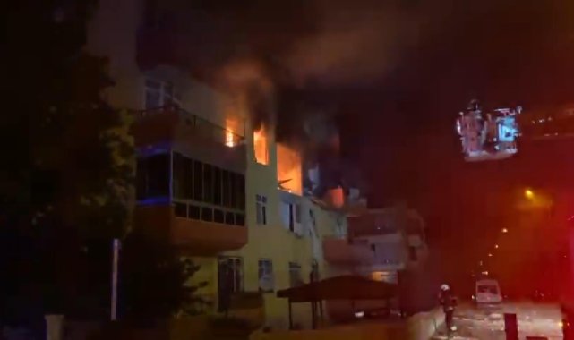 Konya'da bir binanın 3'üncü katında patlama ve ardından yangın: 4 yaralı