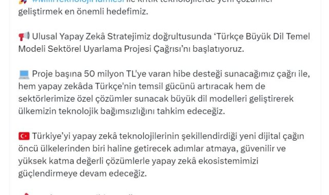 Bakan Kacır: Ülkemizin teknolojik bağımsızlığını tahkim edeceğiz