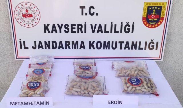 Kayseri'de, İranlı 3 şüphelinin midesinden 6,7 kilo uyuşturucu çıktı
