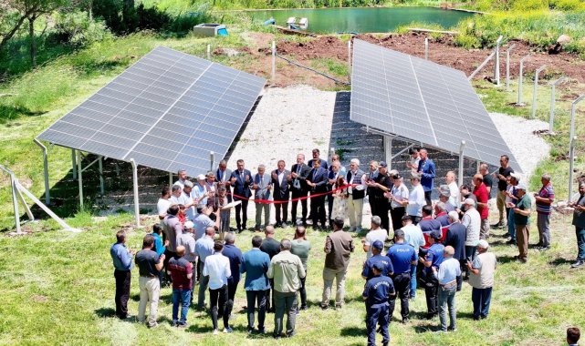 Sulucaova köyüne güneş paneli sistemi