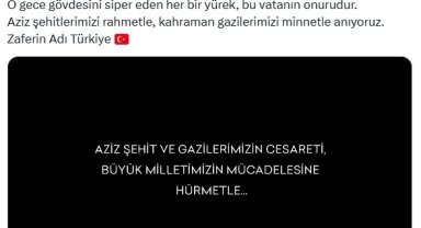 AK Parti'den '15 Temmuz' paylaşımı