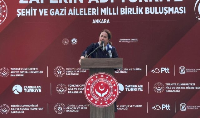 Ankara'da 'Zaferin Adı Türkiye: Şehit ve Gazi Aileleri Milli Birlik Buluşması'