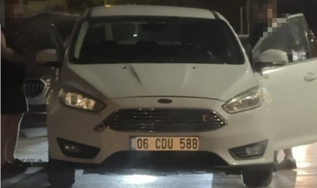 Ankara'da trafiğe çıkan çocuk sürücü kamerada