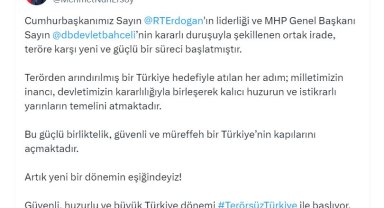 Bakan Ersoy: Güvenli, huzurlu ve büyük Türkiye dönemi, 'Terörsüz Türkiye' ile başlıyor
