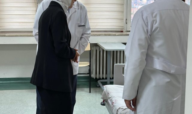 Bakan Göktaş, metan gazından zehirlenen askerleri ziyaret etti