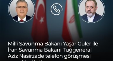 Bakan Güler, İranlı mevkidaşı ile görüştü