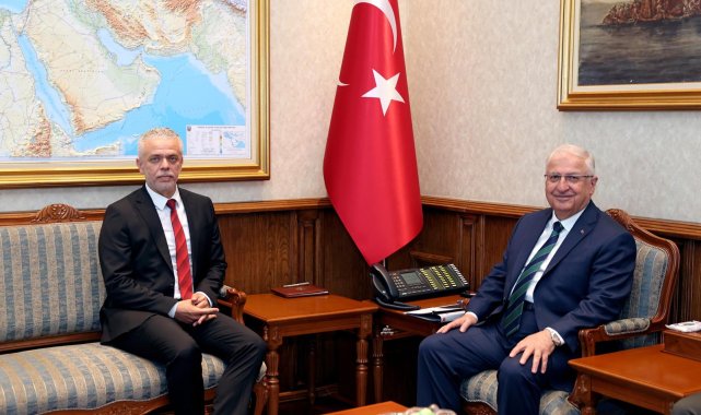 Bakan Güler, KKTC'nin Ankara Büyükelçisi Korukoğlu'nu kabul etti