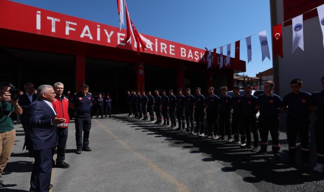 Başkan Büyükkılıç'tan geleceğin itfaiyecilerine nasihatler