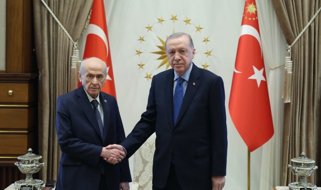 Cumhurbaşkanı Erdoğan, Bahçeli'yi kabul etti