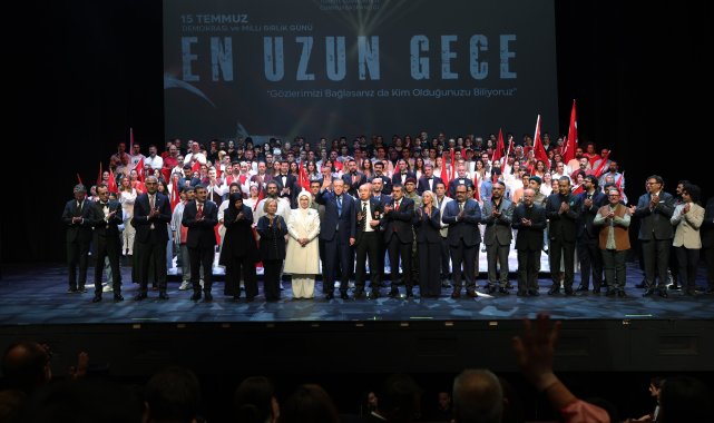 Cumhurbaşkanlığı Külliyesi'nde 'En Uzun Gece' destanının ilk temsili gerçekleştirildi