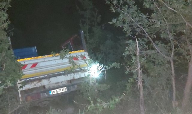 Kamyonet şarampole devrildi: 3 yaralı