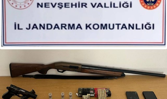 Nevşehir'de ruhsatsız silah operasyonu: 1 gözaltı