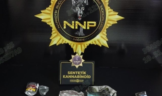 Niğde'de uyuşturucu operasyonunda 2 tutuklama