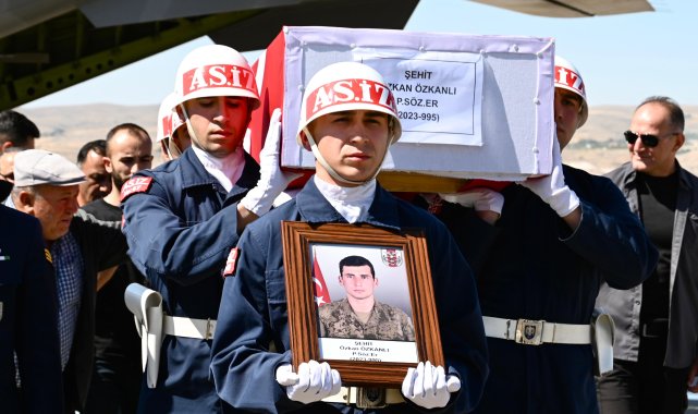 Şehitler Özkanlı ve Yaman, Kapadokya Havalimanından memleketlerine uğurlandı