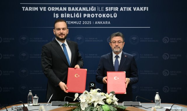 Tarım ve Orman Bakanlığı ile Sıfır Atık Vakfı arasında iş birliği protokolü