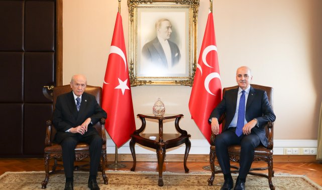 TBMM Başkanı Kurtulmuş, Bahçeli'yi ziyaret etti