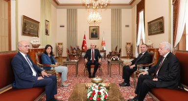 TBMM Başkanı Kurtulmuş, Meclis başkanvekillerini kabul etti