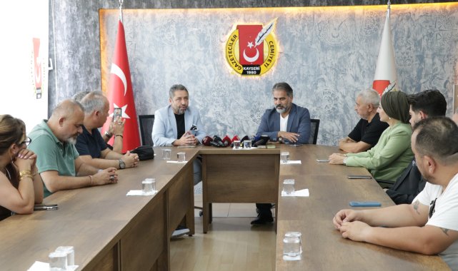 AK Parti il teşkilatından Kayseri Gazeteciler Cemiyeti'ne ziyaret