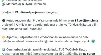 Bakan Kacır: 5'inci Ulusal Arktik Bilimsel Araştırma Seferi başarıyla tamamlandı
