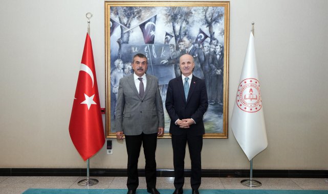 Bakan Tekin, YÖK Başkanı Özvar'ı kabul etti