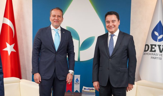 Fatih Erbakan, Ali Babacan'ı ziyaret etti