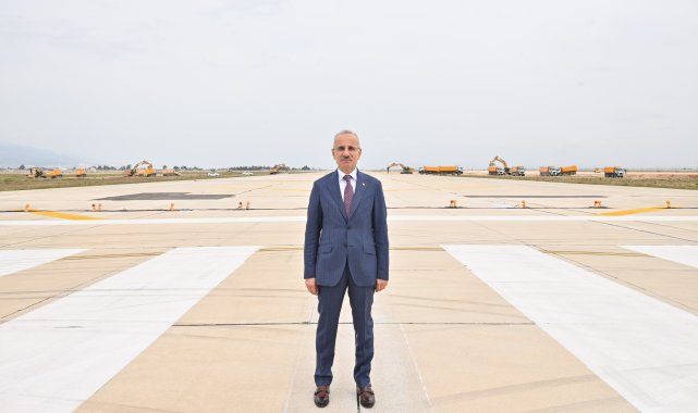 Hatay Havalimanı'nda 1'inci etap çalışmaları tamamlanıyor