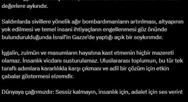 İletişim Başkanı Duran: İşgalin kalıcılaştırılması, uluslararası hukuka aykırıdır
