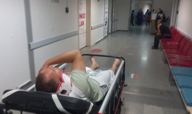 Polis, komiserlik sınavından dönerken kaza yaptı: 2 yaralı