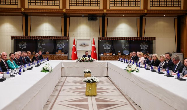 Cevdet Yılmaz, AB ülkelerinin büyükelçileriyle bir araya geldi