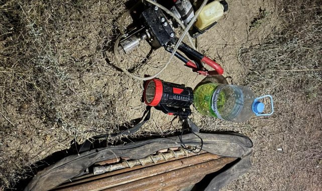 Kırşehir'de kaçak kazı yapan 2 kişi yakalandı