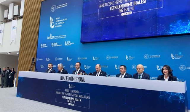 5G ihalesi için teklifler verildi