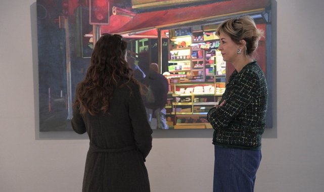 Ankara temalı 'Gri' resim sergisi açıldı