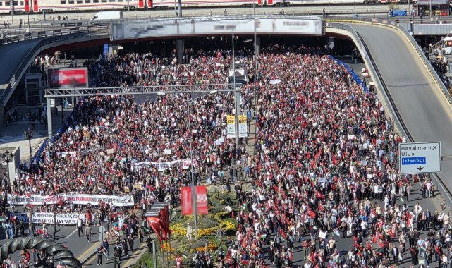 Ankara'da 'Gazze Kararlılık Yürüyüşü'